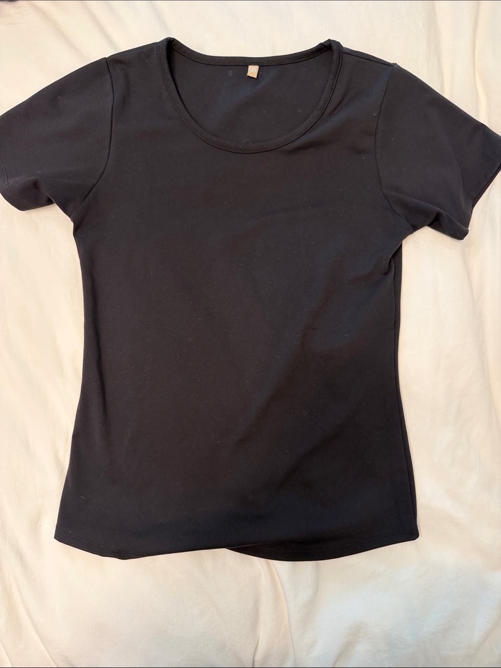 P'tula Black Short Sleeve Crewneck Tee
